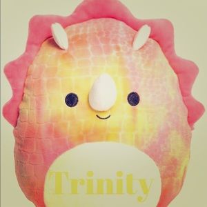 Squishmallow trinity triceratops